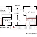 شقة Im Gruenen Wohnen *