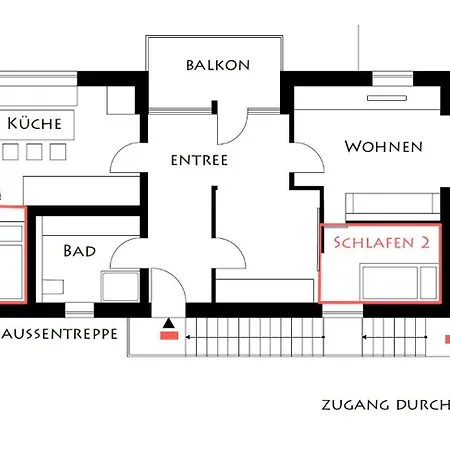 Apartment Im Gruenen Wohnen *