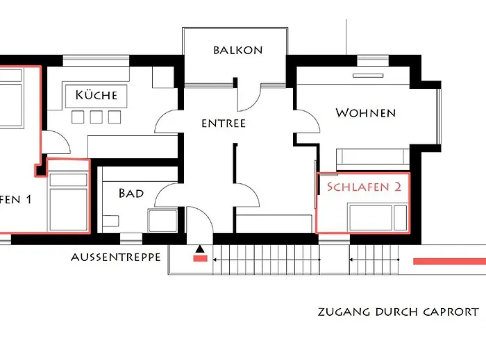 Apartman Im Gruenen Wohnen *